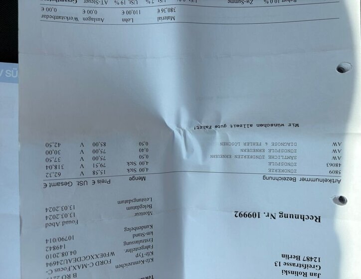 Ford C-MAX Kombi 1,8 l 92 kw