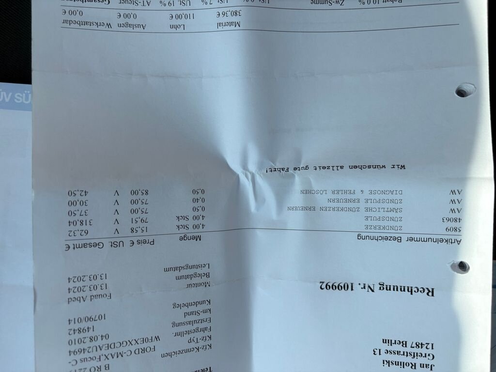 Ford C-MAX Kombi 1,8 l 92 kw