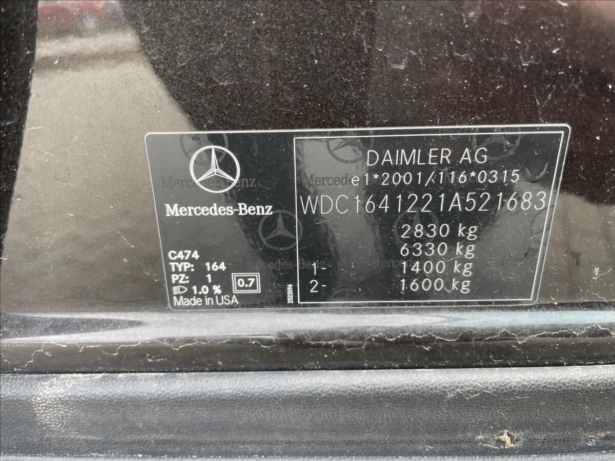 Mercedes-Benz Třídy M SUV / Terénní 3,0 l 165 kw