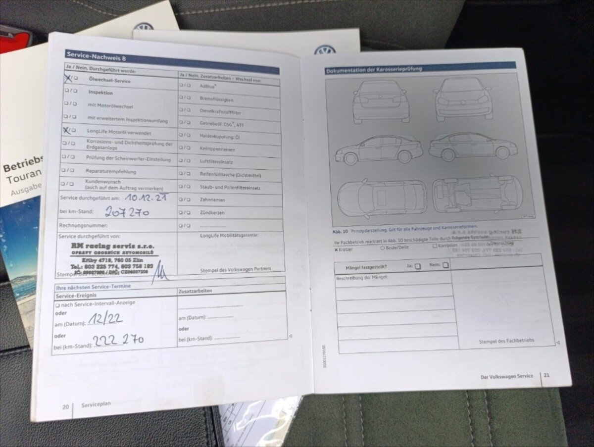Volkswagen Touran MPV 2,0 l 110 kw